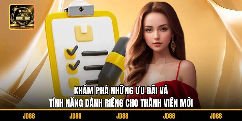 Đăng ký JD88 2 Khám phá những ưu đãi và tính năng dành riêng cho thành viên mới